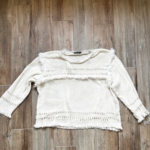Isabel Marant Crochet Sweater Cream 38